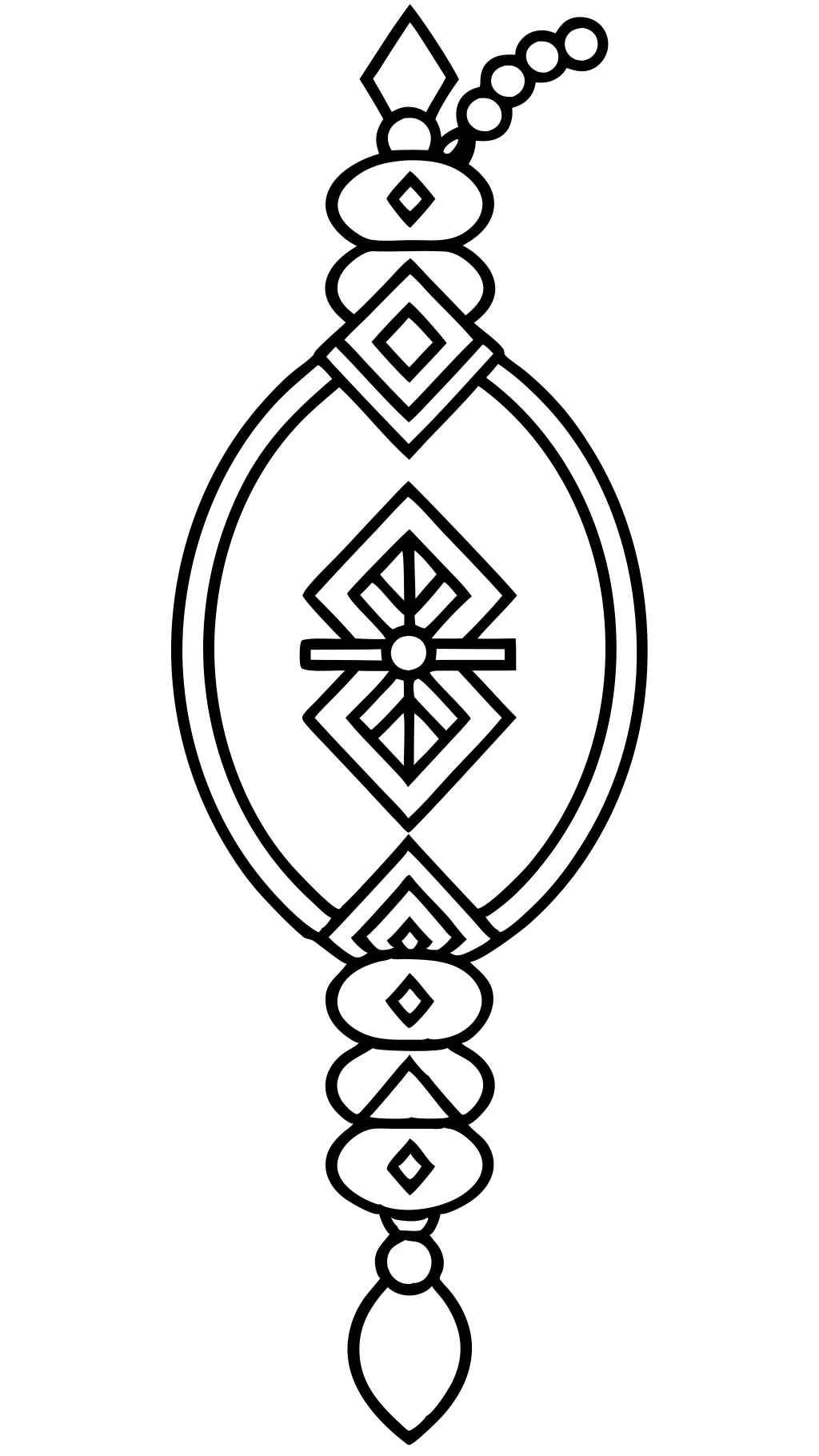 bracelet coloring pages